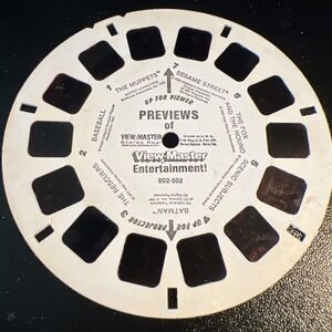 Vintage Viewmaster‎ Reel Previews Of Entertainment 002-502